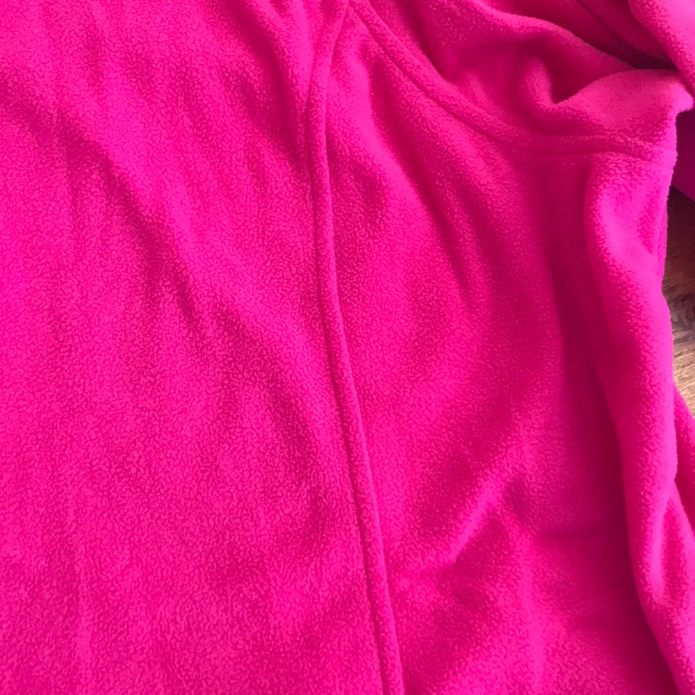 Lands End Pink 1/4 Zip Fleece Size 2X - Picture 5 of 5